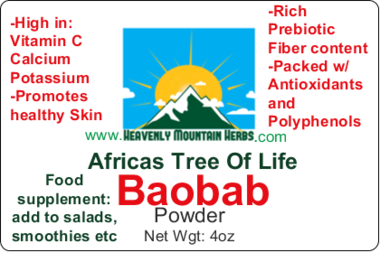 Organic Baobab Powder