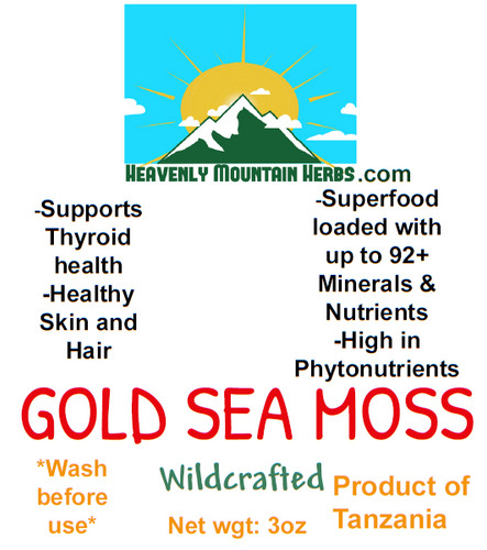 Raw Gold Sea Moss