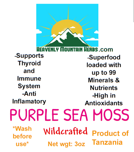 Raw Purple Sea Moss